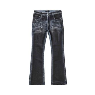 Purple P004 Dirty Coated White Label - Jeans - Hombre - Negro - W33