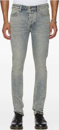 Ksubi Jeans Van Winkle Stagelight Metalik in cotone - Blu