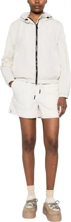 Peuterey White Solid Hood Jacket