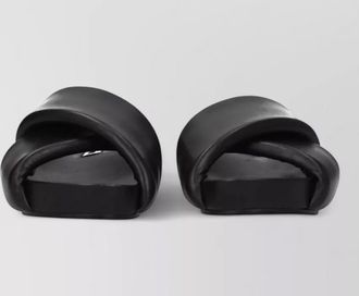 Jil Sander leather platform sandals