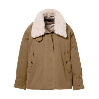 Creenstone Helena Jas - Dames - Jassen - Beige - Maat: S Katoen
