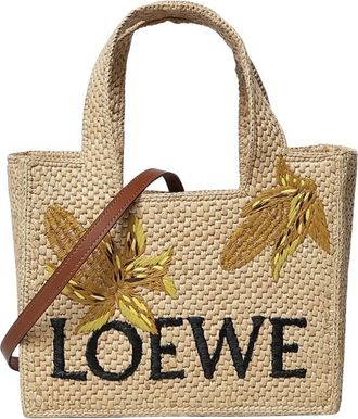 Loewe Small Font Tote - female - Loewe - Shopping Bags - Beige - ONE SIZE - Bags