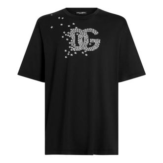Dolce & Gabbana Hombre, Camisetas, Negro, Talla: L