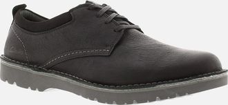 Clarks Mens Clarks Mens Shoes Smart Eastridge Low Leather Lace Up black UK Size - Size: 10