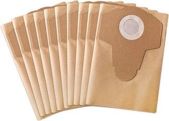OEM 10 Bolsas Adecuadas Para Parkside, Adecuadas Para Aspiradoras En Seco Y H&uacute;medo Einhell Bt - Vc 1250s / Inox 1250s