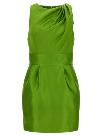 Elisabetta Franchi Green Duchesse dress