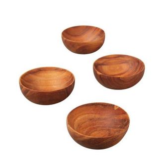 Be Home Teak Pinch Bowls - Set of 4 at Nordstrom