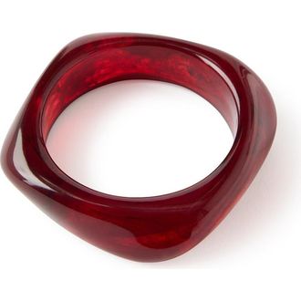 Rubi Shoes Single Bracelet in Burgundy Swirl Bangle at Nordstrom