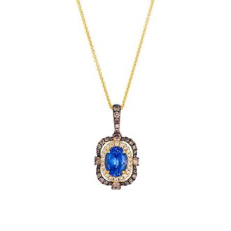 Le Vian Ladies Tanzanite Pendant Necklace set in 14K Honey Gold FRBY 16