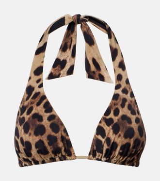 Dolce & Gabbana Top de bikini estampado