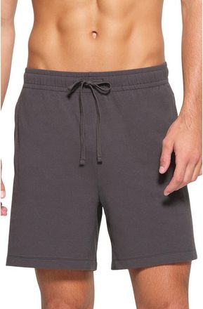 SKIMS Stretch Cotton Blend Jersey Lounge Shorts in Ash at Nordstrom, Size X-Small