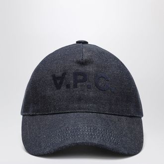 A.P.C. Cappellino da baseball indaco in cotone