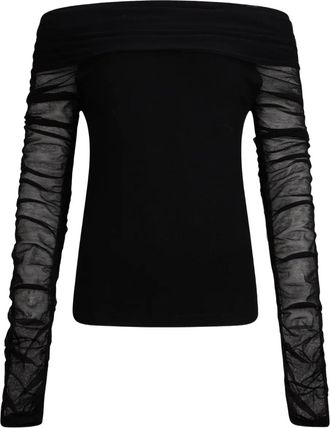 Liu Jo Top con spalle scoperte - Nero