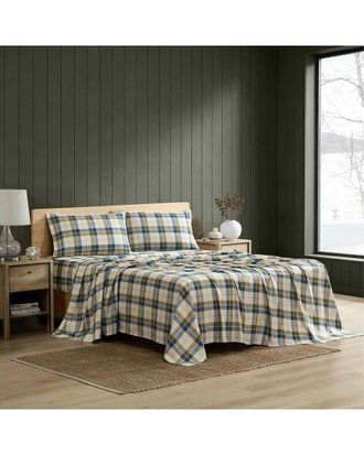 Nautica Vintage Trunk Plaid Sheet Set