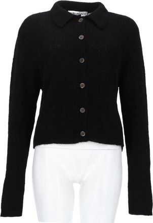 Our Legacy Knitted Long-Sleeve Top With Classic Polo Collar And Button-Down Front