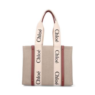 Chlo&eacute; Bags White Linen