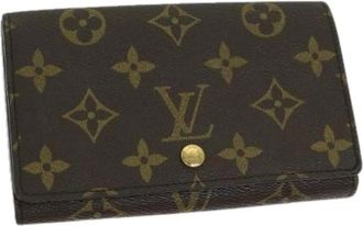 Louis Vuitton Pre-owned Wallets, female, Brown, Size: ONE SIZE Pre-owned Vintage Canvas Wallet