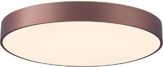 Trade Shop Trade Shop Traesio - Trade Shop - Plafoniera Moderna Tonda Led 65w Cct 3000k 4000k Lampada Soffitto Muro Luce 60cm - Brown