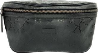 VBC Casa Black Coated Canvas Fanny Pack (Pre-Owned)