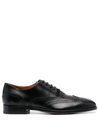 Tod's lace-up leather Derby shoes - Nero