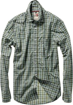 Relwen Mens Broadcloth Madras In Green/light Blue Multi