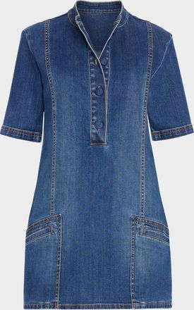 Ramy Brook Skylar Denim Mini Dress