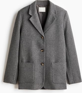 H&M Wool-blend blazer - Grau