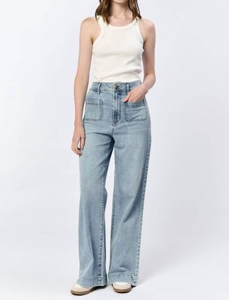 Dear John Denim Audrey High Rise Patch Pocket Jean In Zurie