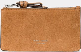 Kate Spade New York Loop Suede Zip Card Case