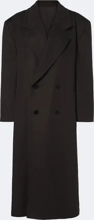 Gucci Double-breasted oversized cashmere coat