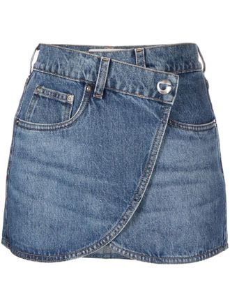 Coperni Minigonna denim a portafoglio - Blu