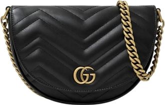 Gucci Pre-owned Vintage Schoudertas - Dames - Vintage Schoudertas - Zwart - ONE Size - Leer - Vintage