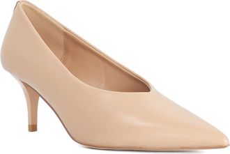 Dune London Ladies BREEZES Pointed Toe Courts Size UK 7 Court Shoes Camel