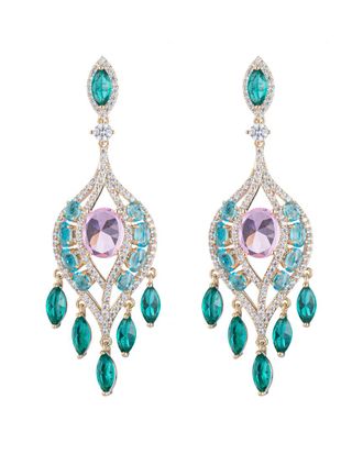 Eyecandy LA Eye Candy La Luxe Collection Boho Cubic Zirconia Crystal Drop Earring