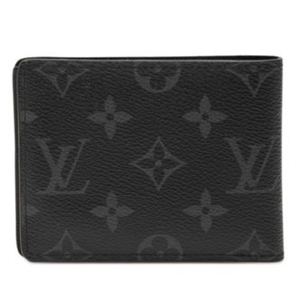 Louis Vuitton Black Pvc Wallet (Bi-Fold) (Pre-Owned)