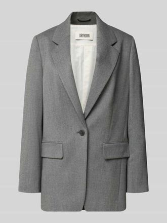 Drykorn Drykorn Relaxed Fit Blazer mit Pattentaschen Modell GLENDALE in Mittelgrau Melange, Gr&ouml;&szlig;e 40