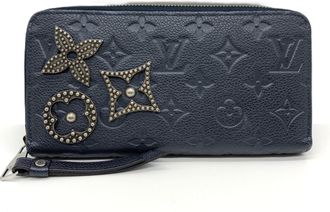 Louis Vuitton Monogram Empreinte Black Monogram Empreinte Long Wallet (Bi-Fold) (Pre-Owned)