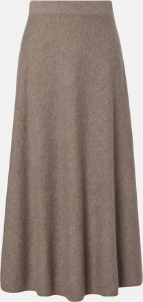 Lisa Yang Torie cashmere midi skirt