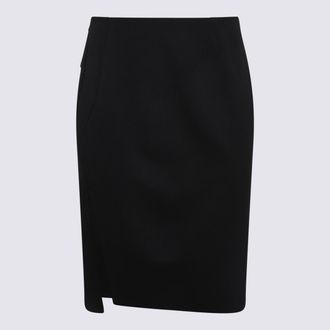 スカート VERSACE SS24 Midi skirt (10117871A04649 1B000) Versace La Coupe Des Dieux Pleated Silk Skirt | Neutrals