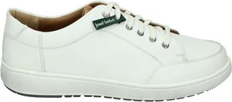 Josef Seibel Schoenen, Heren, Wit, 46 EU, Leer, Casual witte leren schoenen