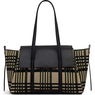 Radley London The Chancery - Fly Knit Medium Flapover Shoulder Bag in Porcini at Nordstrom