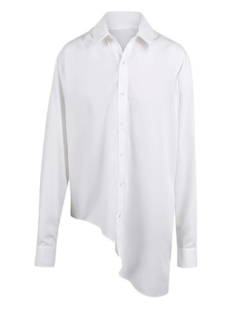 Ssheena asymmetric-hem shirt - women - Fabric - 38 - White