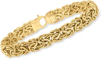 Canaria Canaria 10kt Yellow Gold Medium Byzantine Bracelet