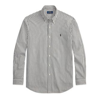 Ralph Lauren Casual Shirts, male, Multicolor, Size: 2XL Custom Fit Striped Broadcloth Shirt