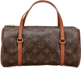Louis Vuitton Pre-owned Womens Papillon Handbag Monogram - Brown Textile - One Size