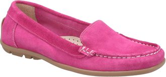 Riva Womens Torella Moccasin - Fuchsia Leather - Size UK 7