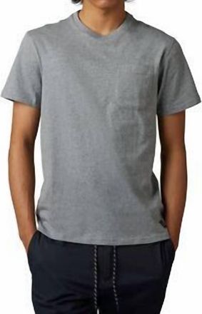 Fox Level Up Pocket T-Shirt In Heather Grey