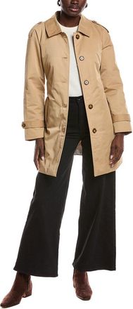 Ellen Tracy Quilted Classic Trench Coat