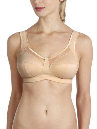 Anita Womens Clara Comfort Soft Bra - Beige Nylon - Size 52B UK BACK/CUP