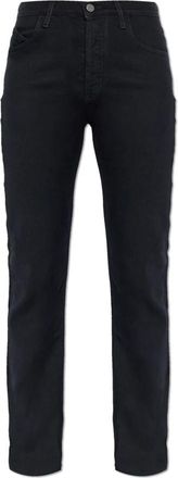 The Attico Straight-leg Jeans - Dames - Regular Fit Jeans - Zwart - W26 - Katoen - Jeans